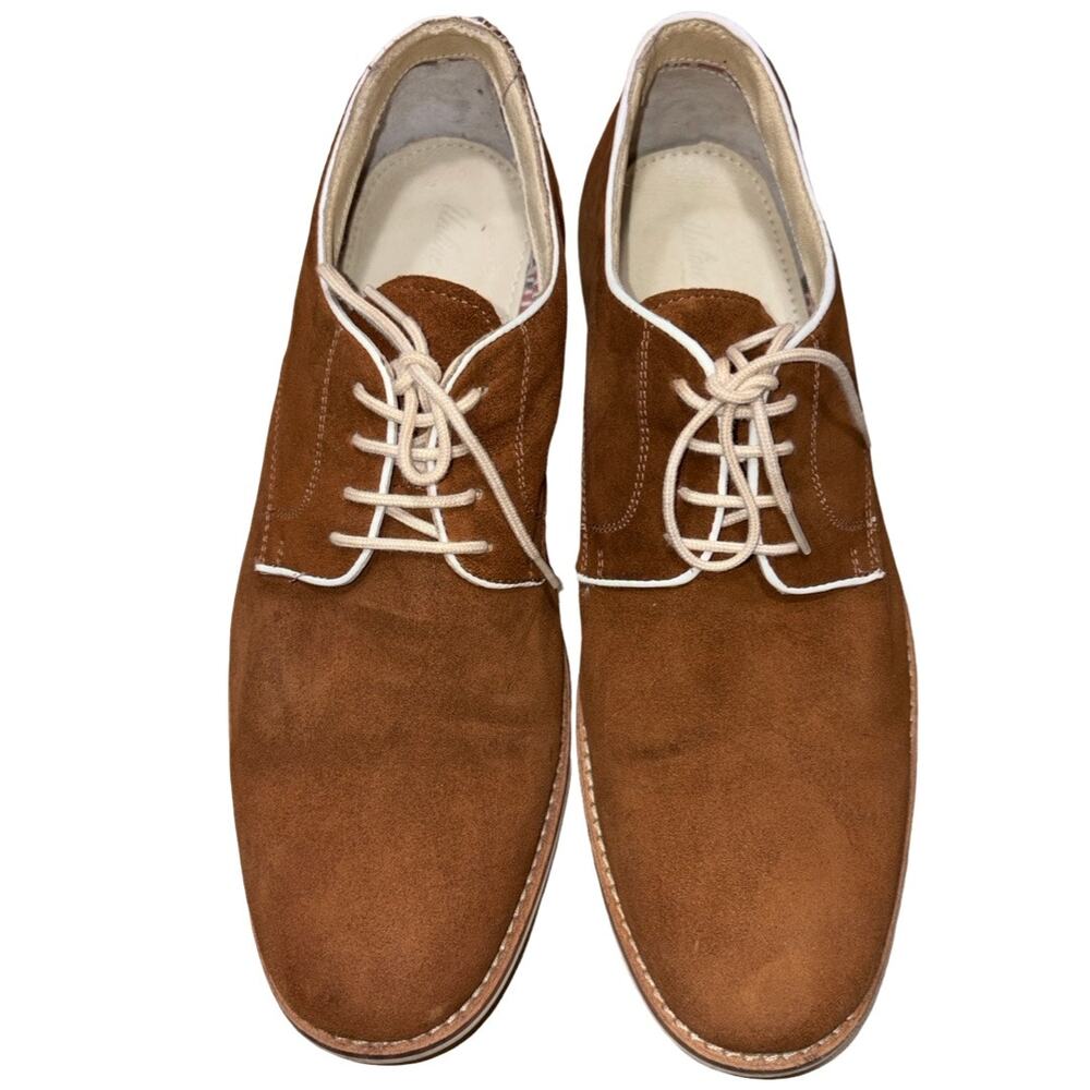 Unline by Alfredo Bannister Brown Suede Oxford Shoes     Size: EU 43 US 10